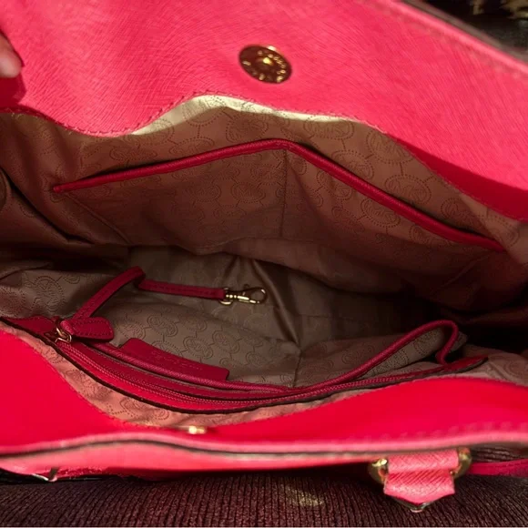 Michael Kors Pink Studded Shoulder Bag - Picture 3 of 3